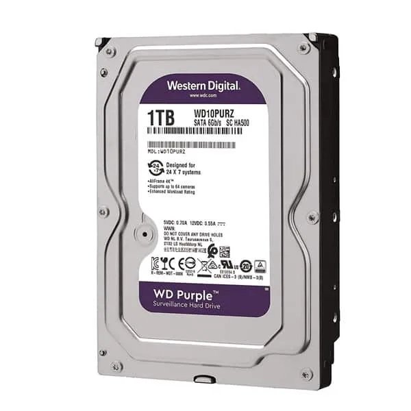 Western Digital 1TB Purple Surveillance Hard Drive