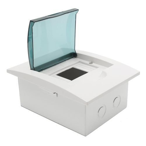 ZY ZY 2-4 Way Circuit Breaker Distribution Box - Waterproof IP65, White Plastic, Easy Install