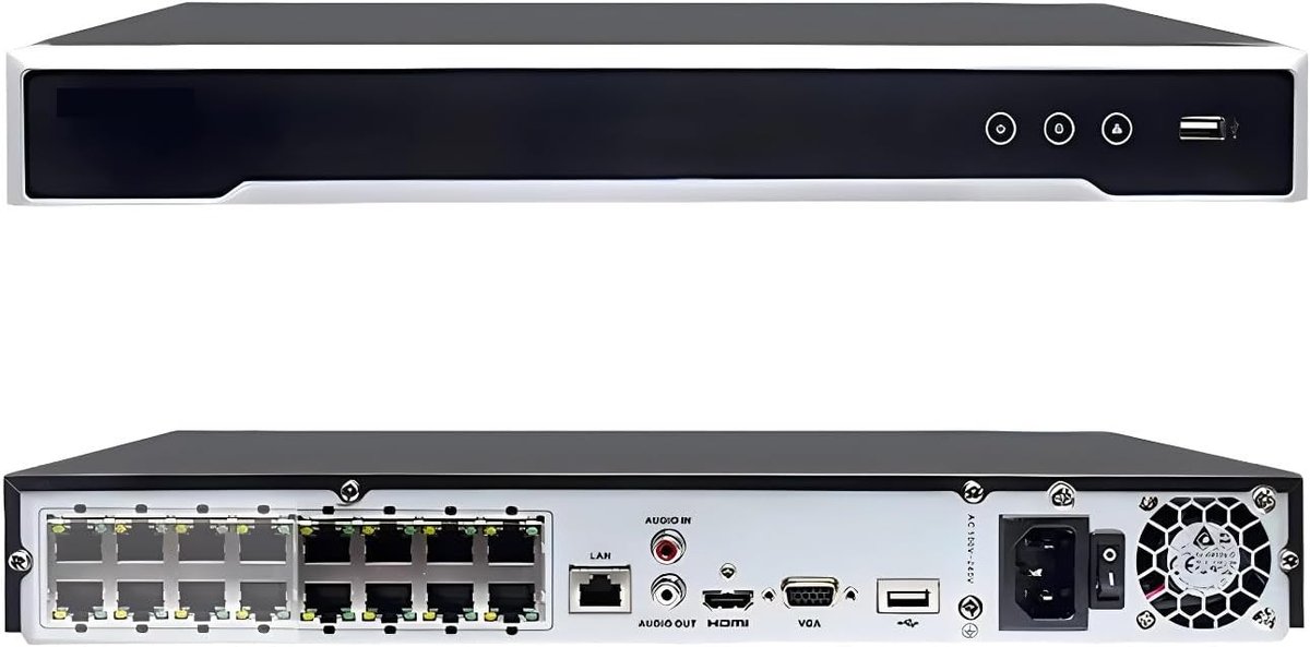 Hikvision 16 Channel POE Network Video Recorder 7616NI-Q2/16P (NVR)
