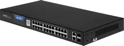 Netis ST228GPR-2G2S Smart Managed 24-Port Gigabit PoE Switch – Enterprise Cloud Managed Power & Fiber Solution