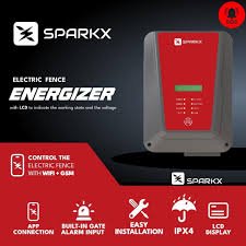 sparkx electric fence energizer with gsm and wifi