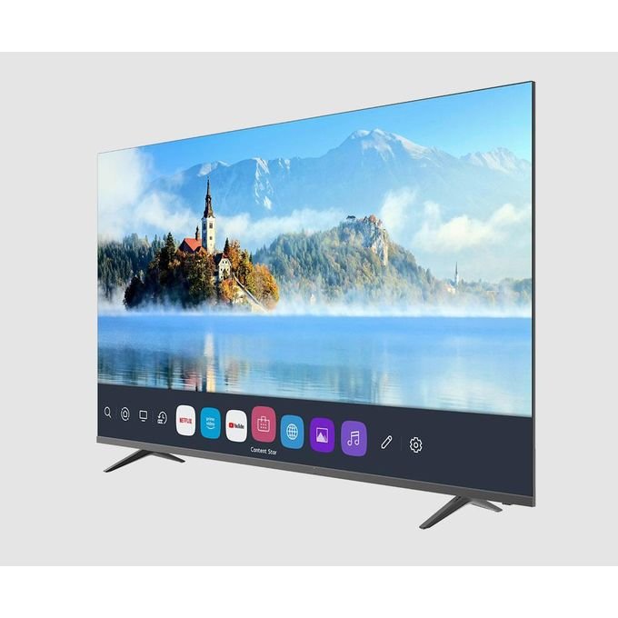 Vitron 65"Inch 4K UHD Smart Android TV HTC6588USWO,Bluetooth-Enabled,Frameless Design, Wi-Fi, Netflix, YouTube - Front View