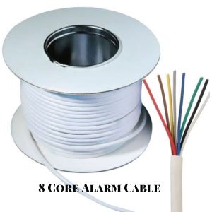 8 core alarm cable 100m - Back View
