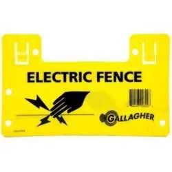 Electric Fence Danger/warning Signs - Front View