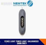 Nemtek Fence Light Galvanised - Front View