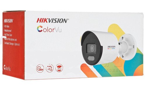 Hikvision 4MP Bullet ColorVU  DS-2CD1047GO-L - Front View