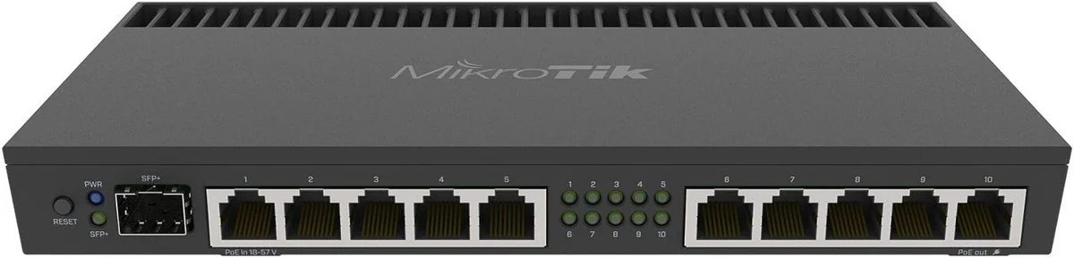 MIKROTIK Router RB4011+RM - Front View