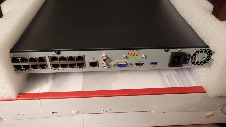 UNIVIEW -16 CHANNEL POE NETWORK VIDEO RECORDER NVR - Front View