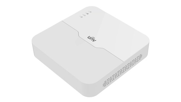 Uniview 4 Channel POE NVR Plastic (Network Video Recorder) - Front View