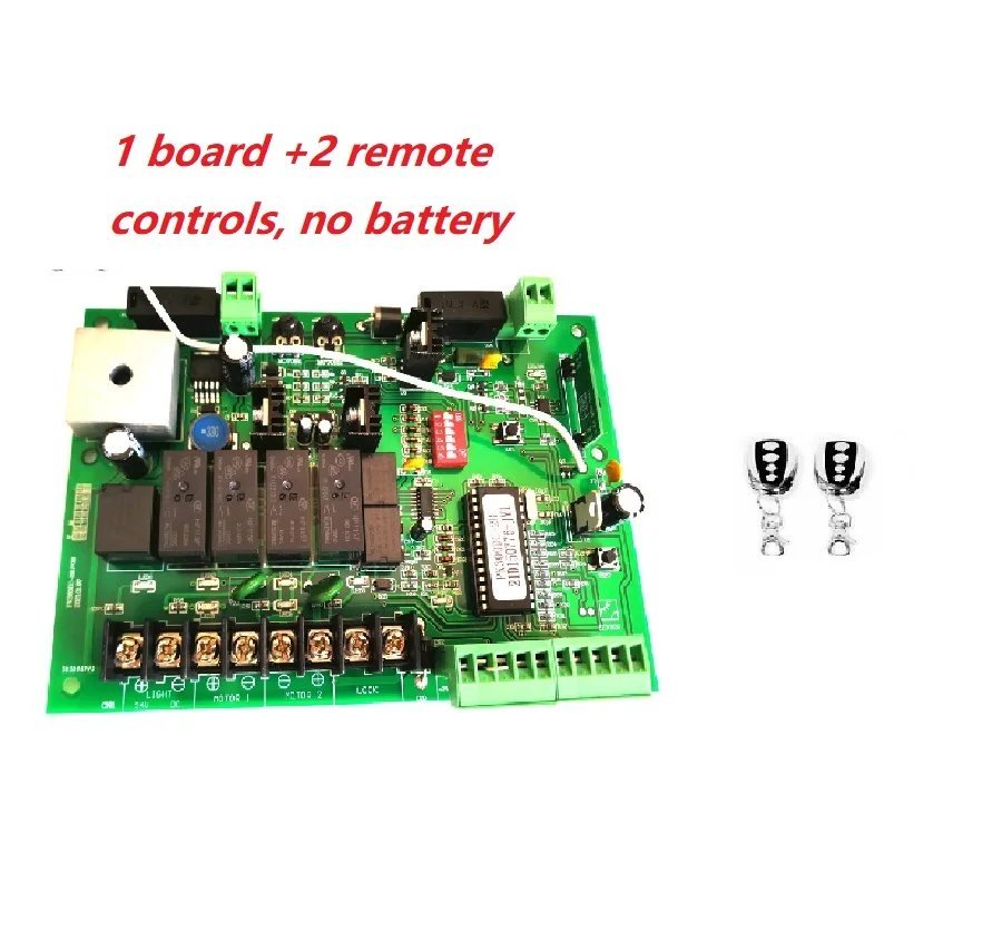 WINGO SWING 24V DC CONTROL CARD REPAIR KIT - Front View