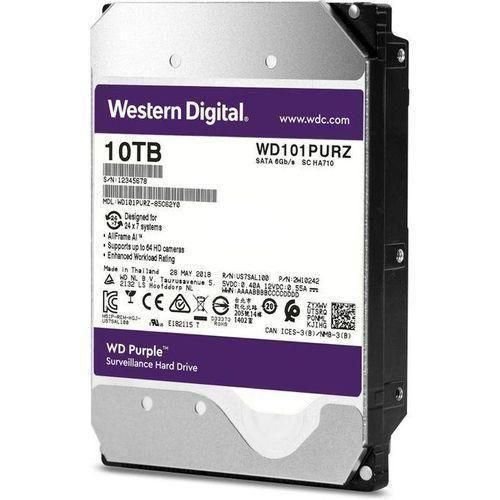 Share this product    Western Digital 10TB WD Purple Surveillance Internal Hard Drive - SATA 6 Gb/s, , 256 MB Cache