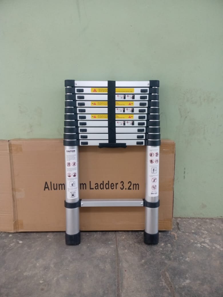 3.2m aluminium telescopic ladder