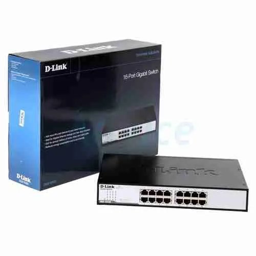 D-Link DES-1016D 16-Port Fast Ethernet Unmanaged Desktop Switch