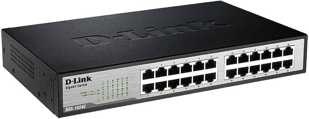 D LINK DGS-1024C 24-Port Gigabit Unmanaged Switch