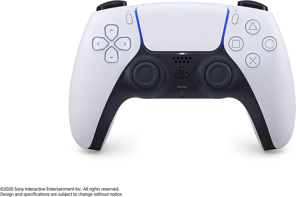 PlayStation DualSense Wireless Controller-White/Balck
