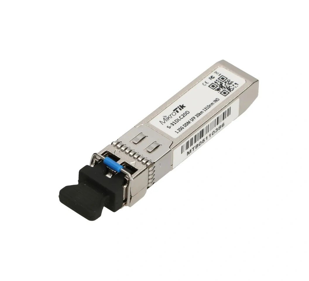 MikroTik S-31DLC20D SFP 1.25G Module 20KM