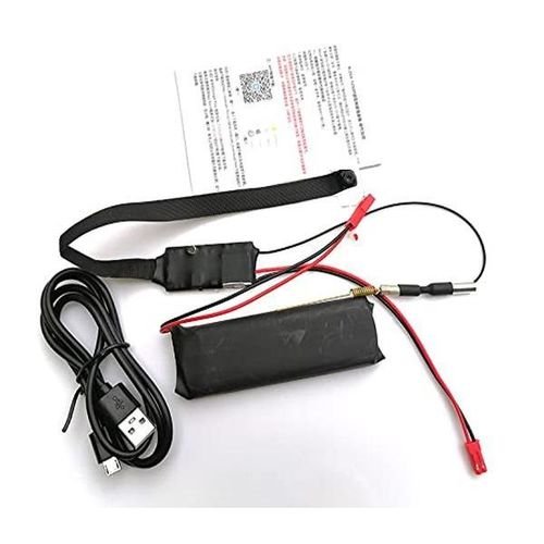 Mini WiFi 1080P Pin Hole Security Camera with Night Vision, Motion Detection, Long Battery & 128GB Memory Card Support