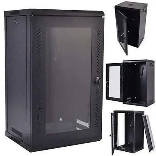 FREE STANDING 18U DATA CABINET 600*600 - Front View