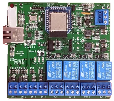 WIFI JVA GPIO TCP/IP - Front View