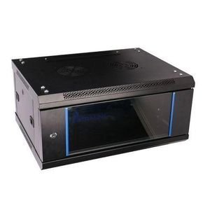 4U WALL MOUNT DATA CABINET - Front View