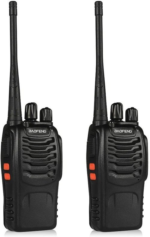 Baofeng 3 km Walkie Talkie — Compact Short-Range Two-Way Radio - Front View