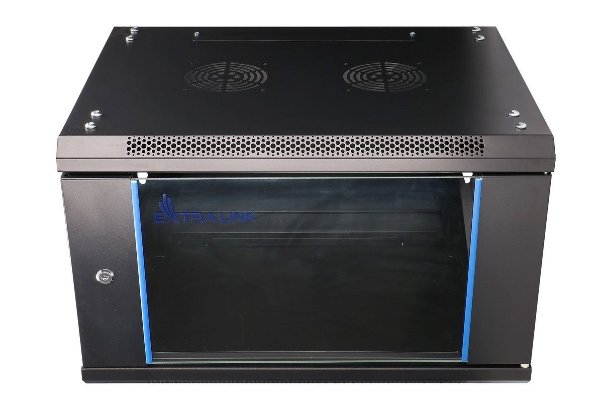 WALL MOUNT 6U DATA CABINET 600*450 - Front View