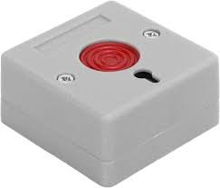 Center push panic button - Back View