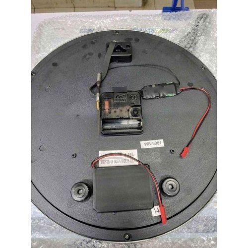 Wall Clock with 1080P Smart Wireless Wi-Fi Camera TF Card Recording With Audio - Front View